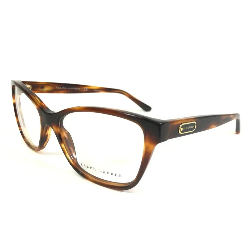 Ralph Lauren Eyeglasses Frames RL6129 5007 Brown Horn Cat Eye Square 52-16-140